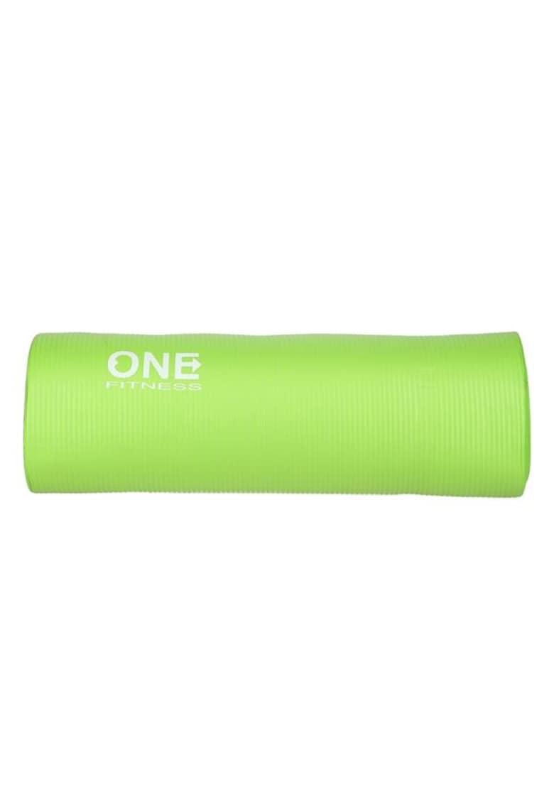 Saltea fitness/yoga/pilates YM40 - 183x61x1.5 cm - NBR - verde