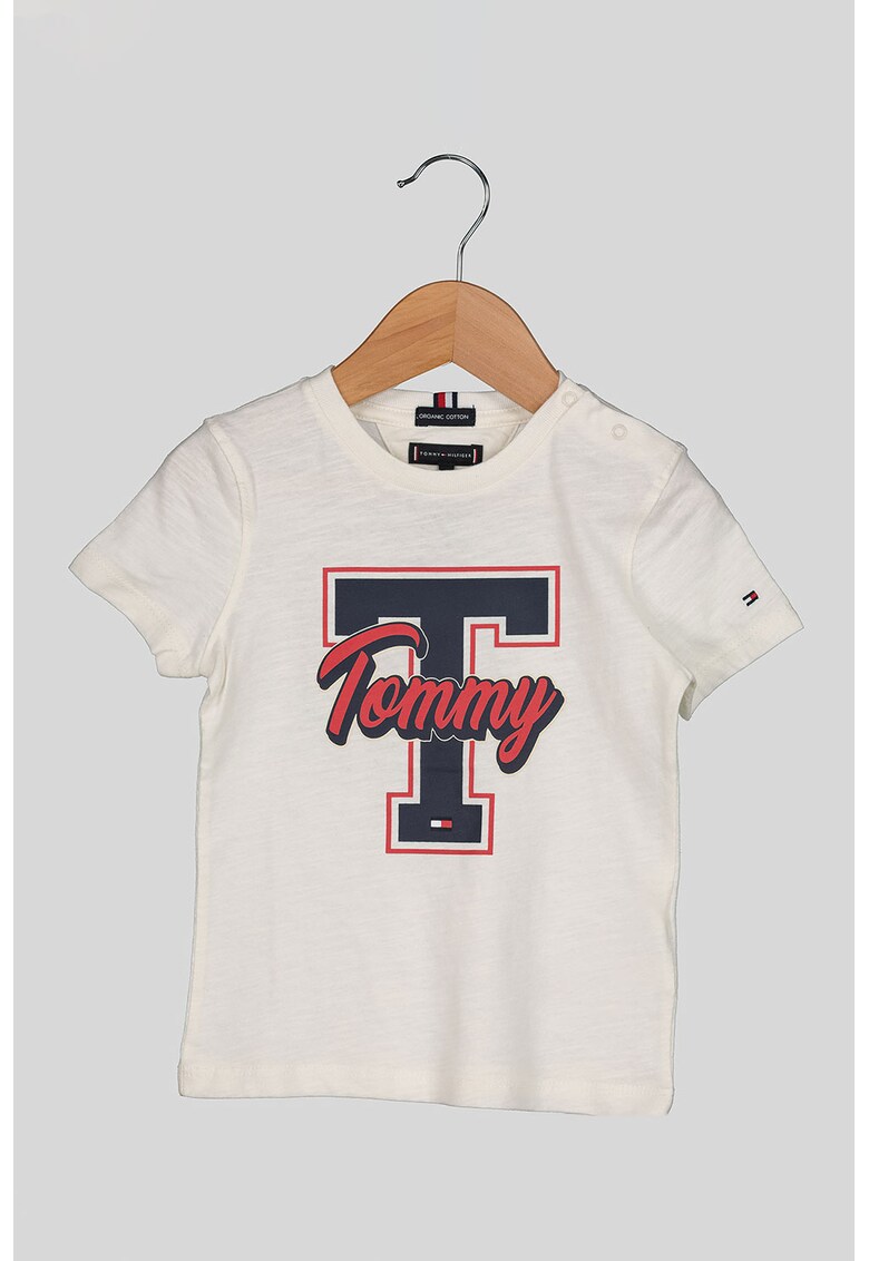 Tricou din bumbac organic cu imprimeu logo