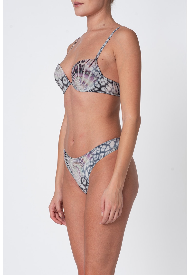 Sutien push-up cu model tie-dye