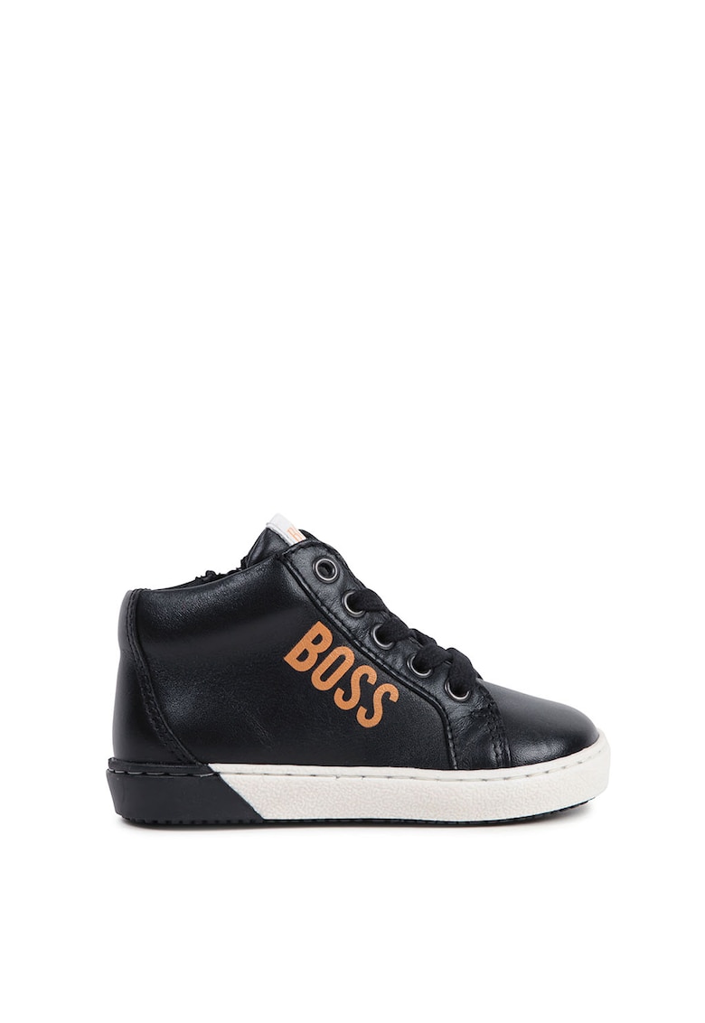 Pantofi sport din piele cu logo