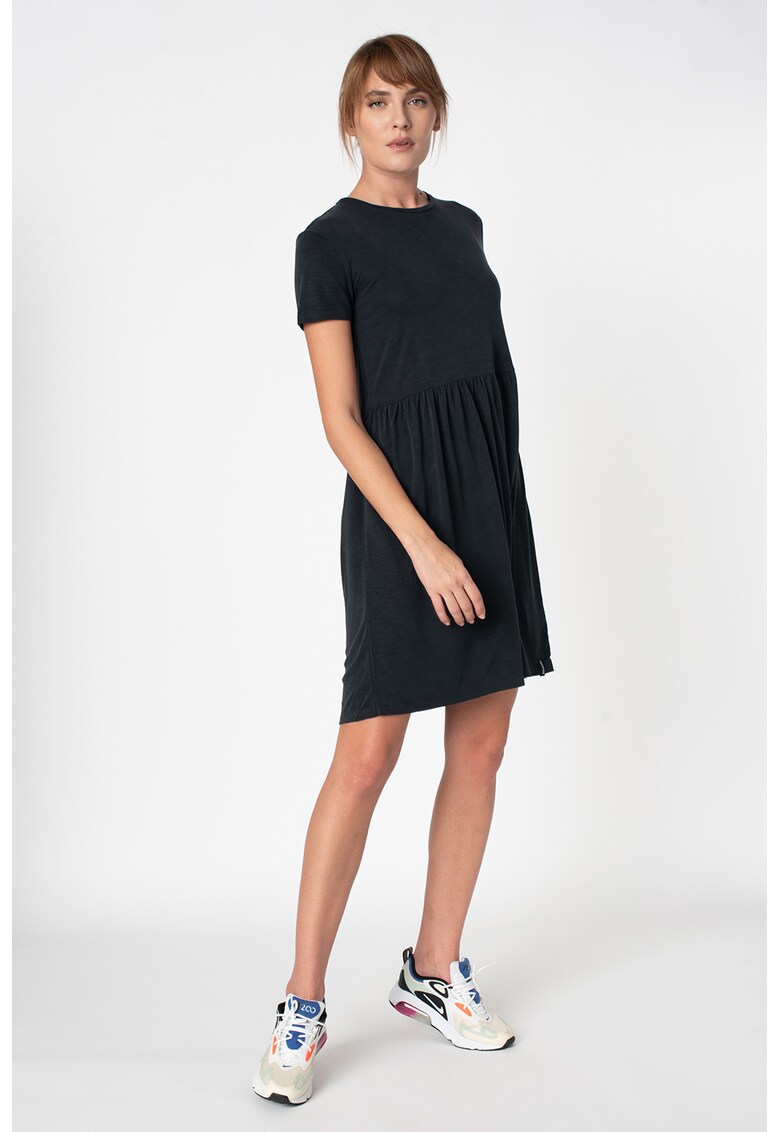Rochie tip tricou evazat din amestec de modal