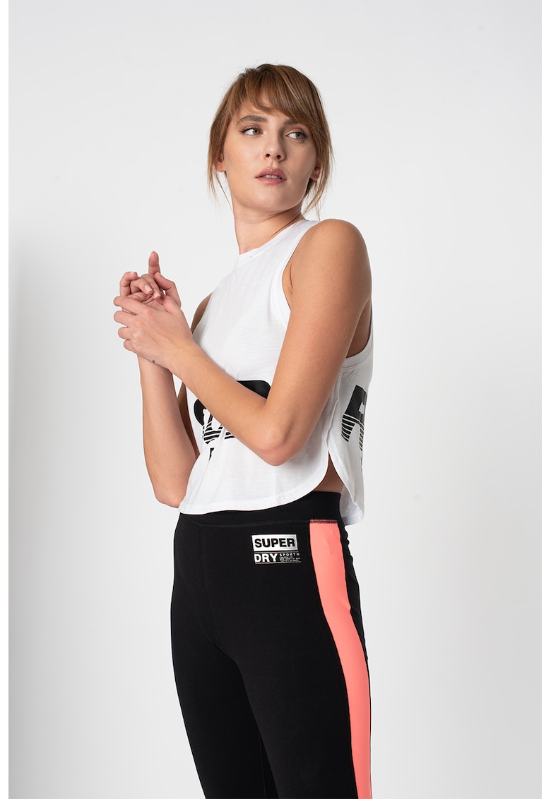Top crop cu logo - pentru fitness