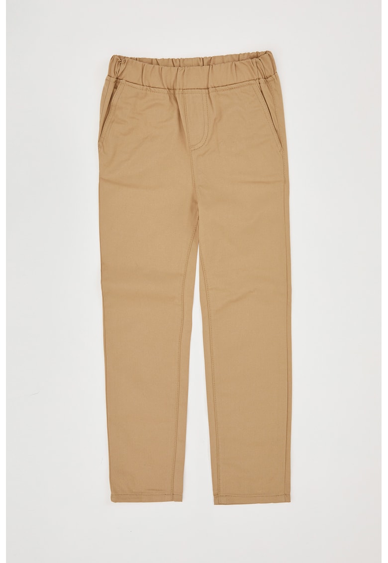 Pantaloni chino cu talie elastica