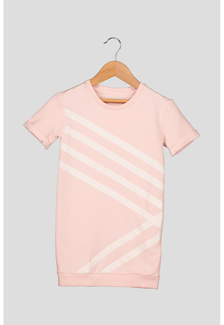 Rochie tip tricou cu banda logo