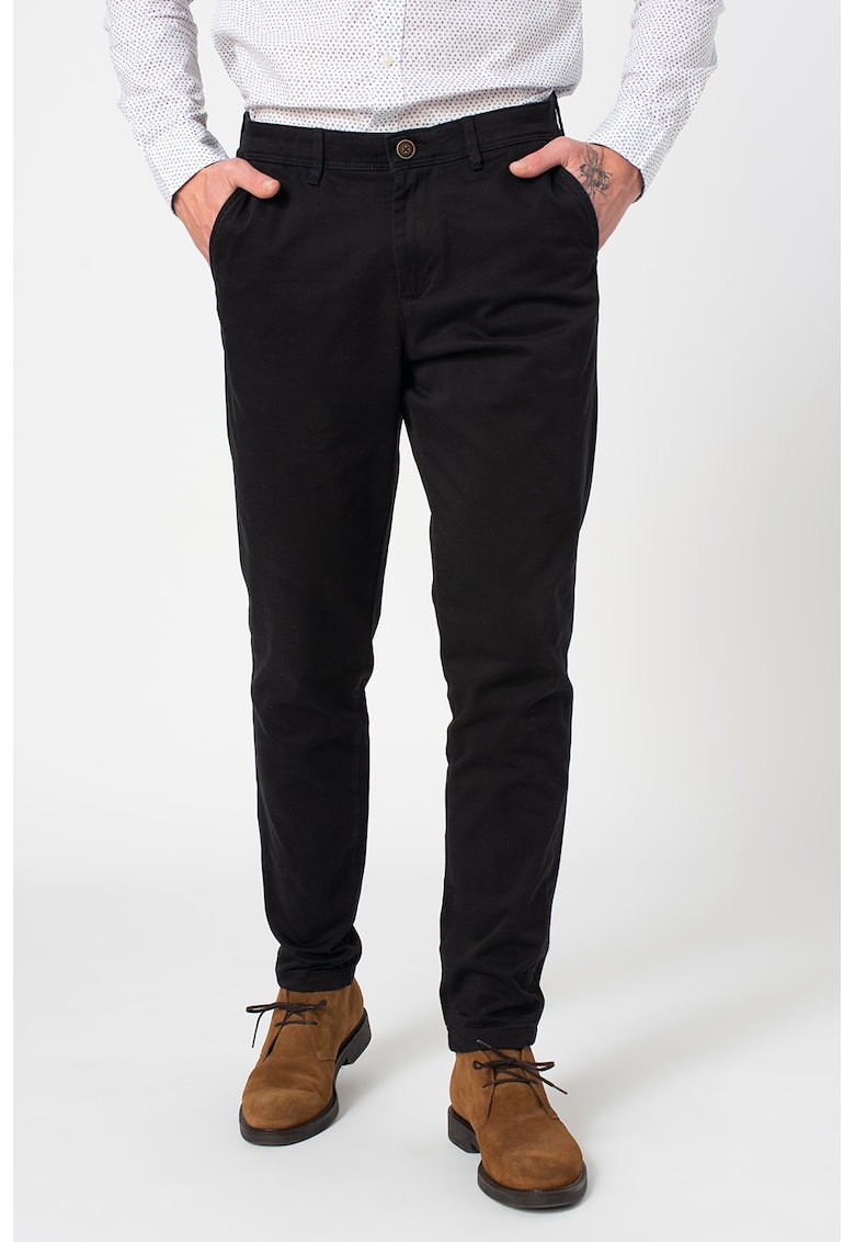 Pantaloni chino cu buzunare oblice Marco