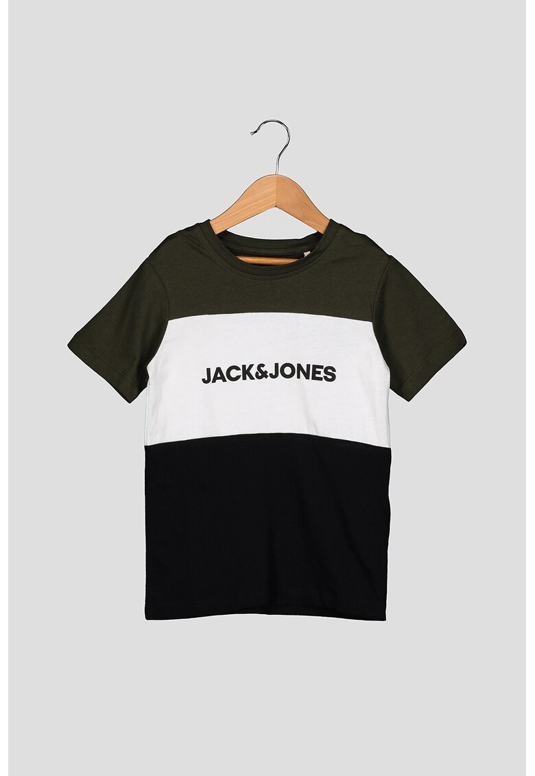 Tricou cu decolteu la baza gatului si imprimeu logo z Tricou cu decolteu la baza gatului si imprimeu logo z