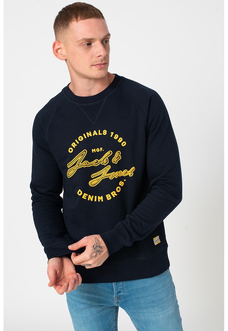 Bluza sport regular fit cu imprimeu logo Reuben