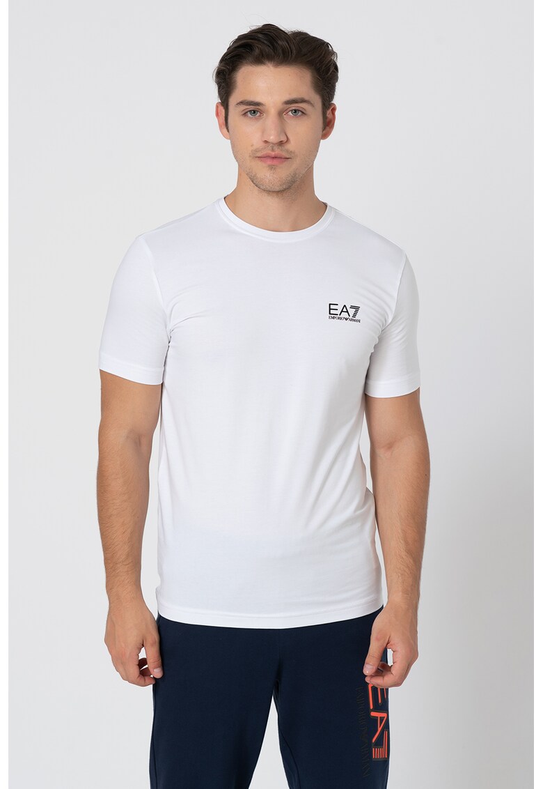 Tricou slim fit cu logo