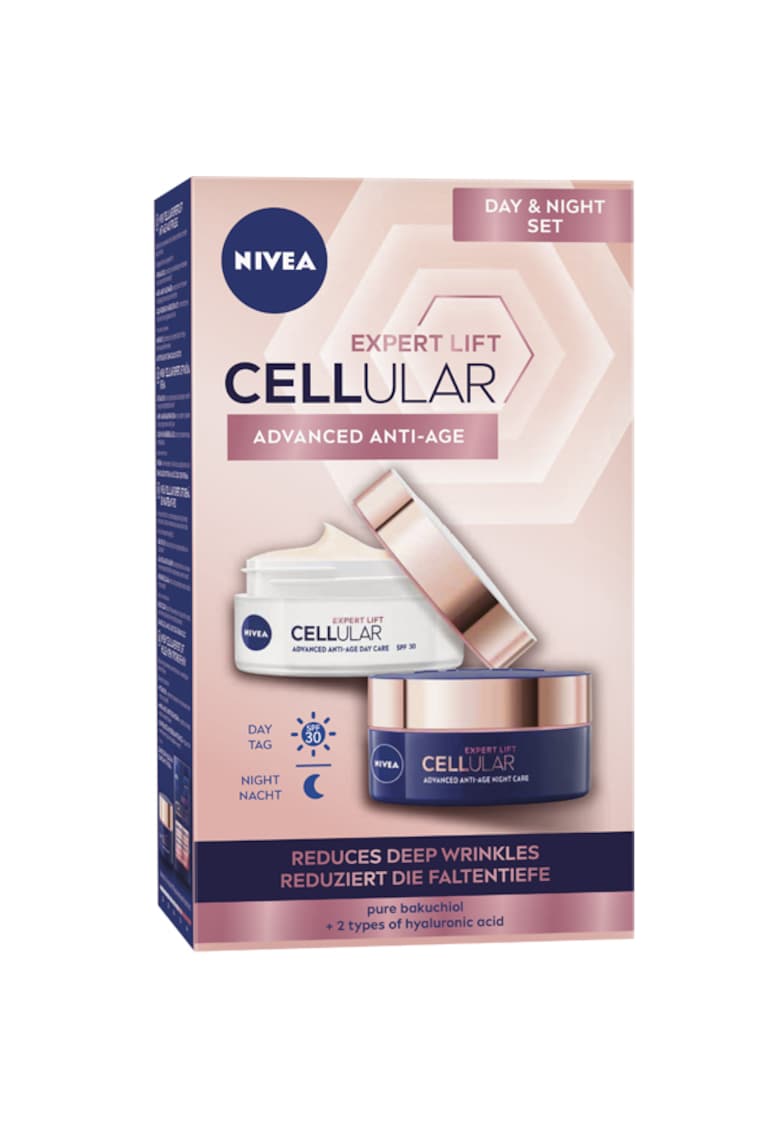 Pachet Hyaluron Cellular Filler + Elasticity Reshape: Crema de zi SPF30 - 50 ml + Crema de noapte - 50 ml