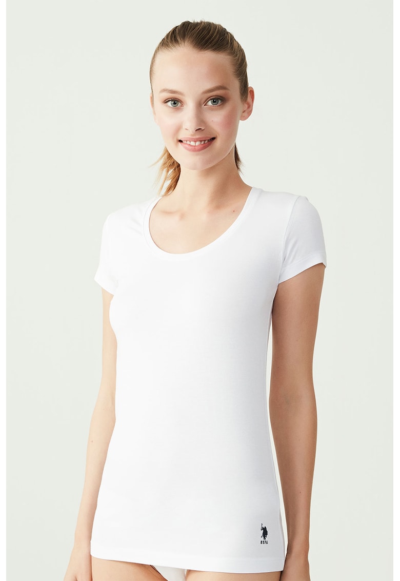 Tricou de casa cu logo discret ss