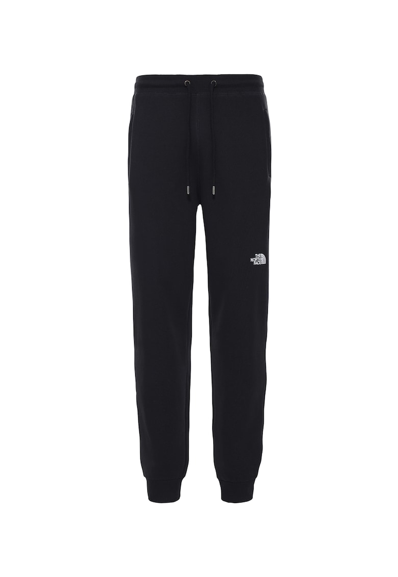 Pantaloni sport conici cu cordon in talie