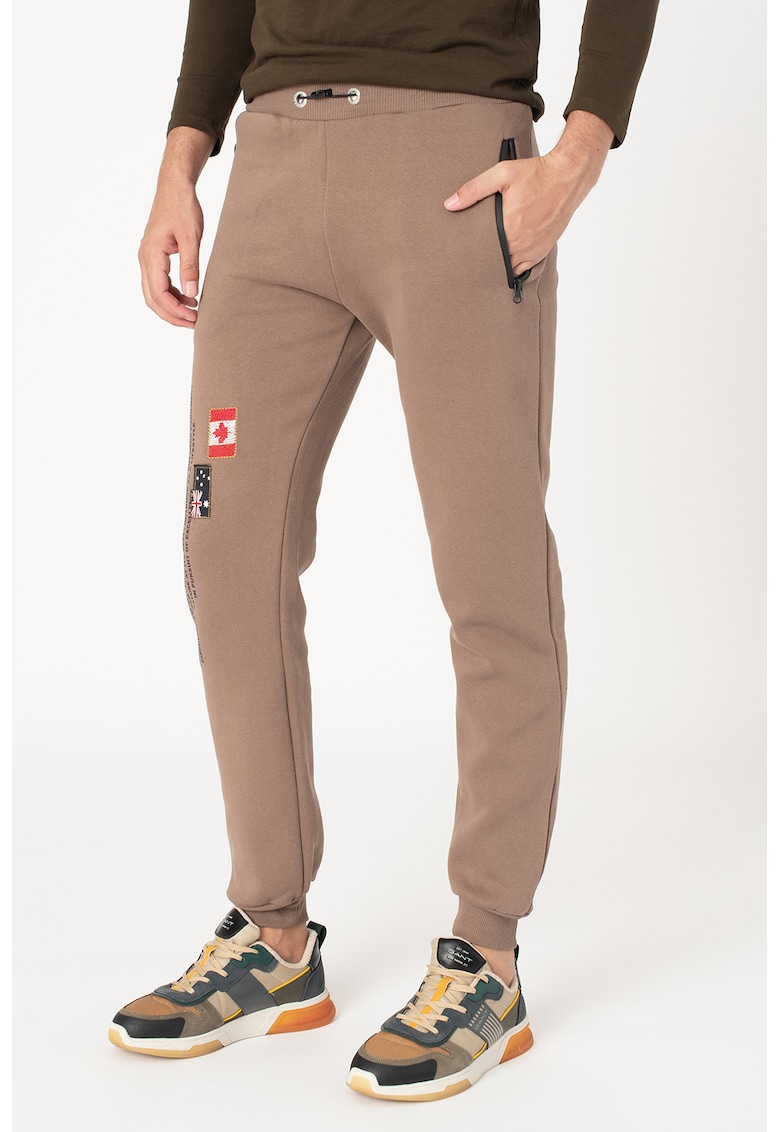 Pantaloni sport cu imprimeu logo Mipeak