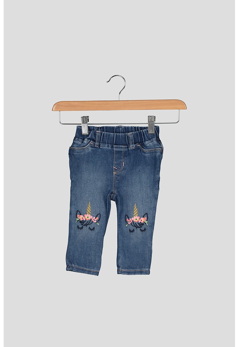 Jeggings cu broderii