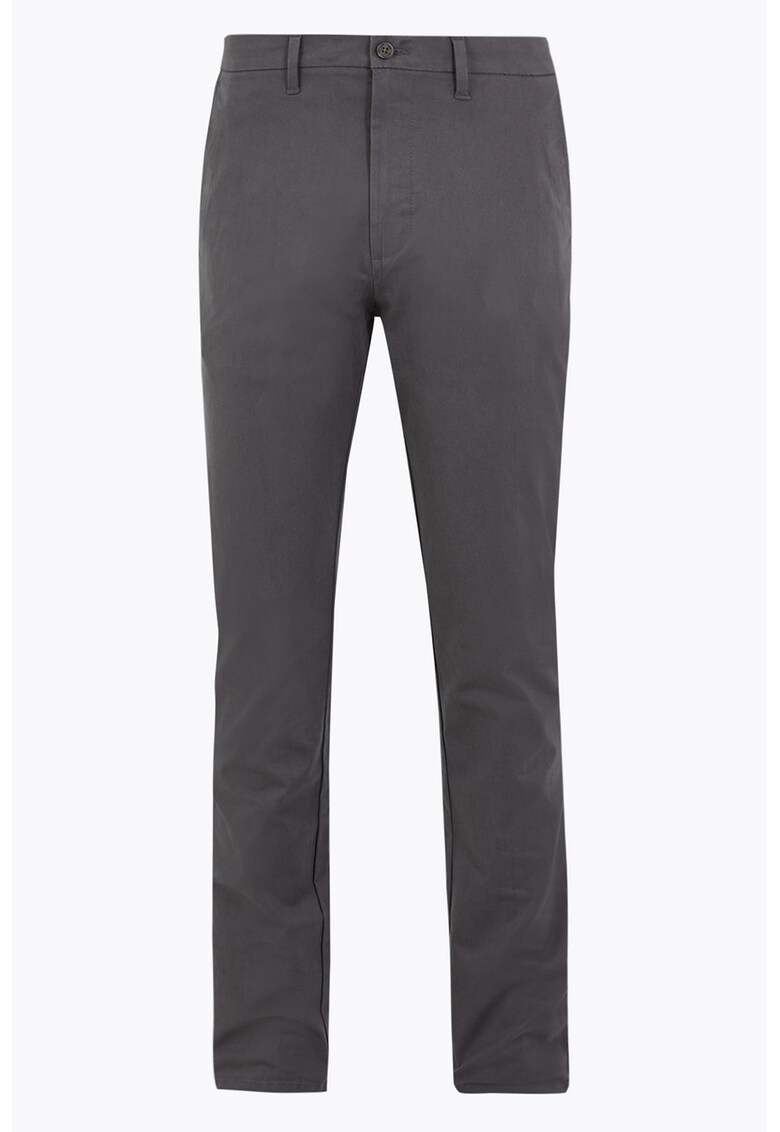 Pantaloni chino slim fit elastici