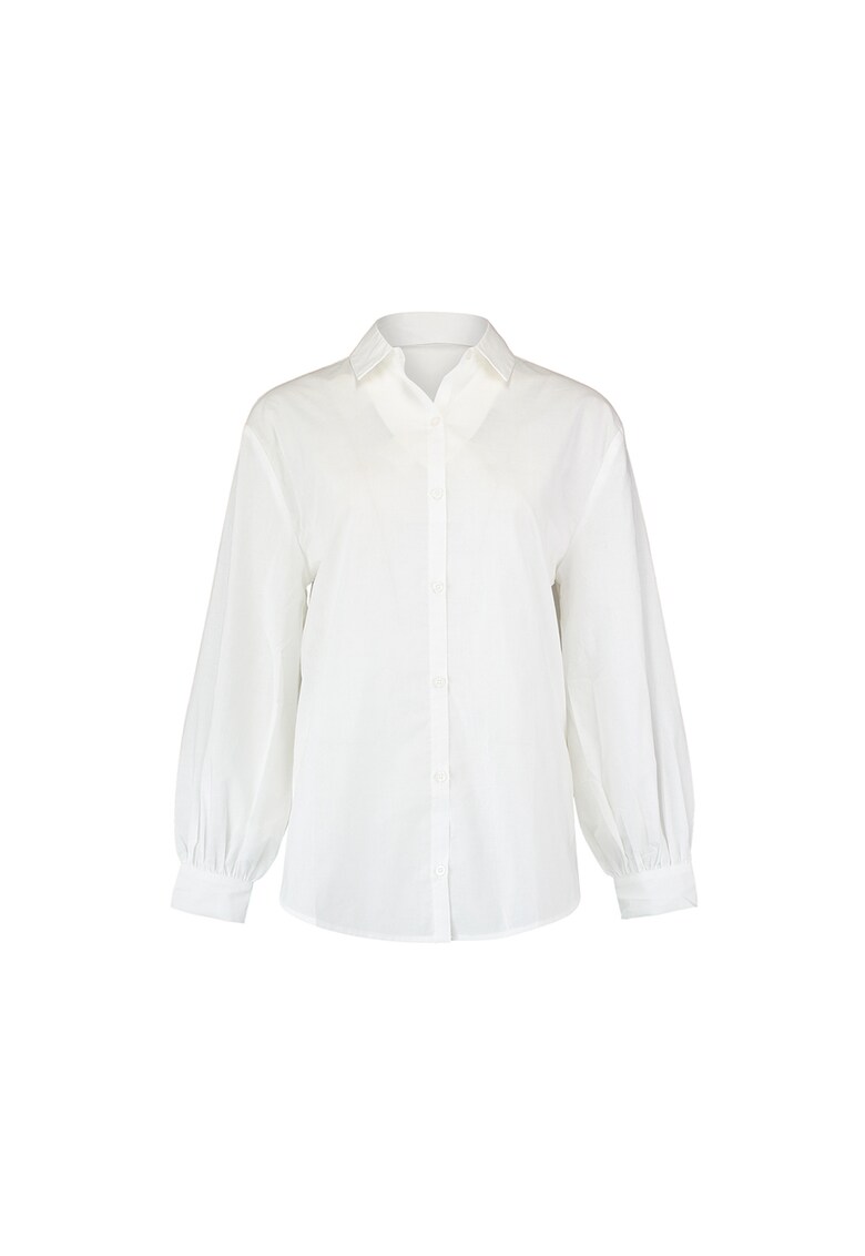 Camasa de bumbac cu maneci bufante Camasa de bumbac cu maneci bufante