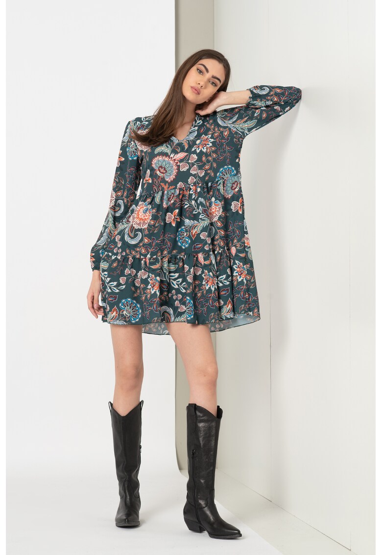 Rochie vaporoasa cu model floral Vita