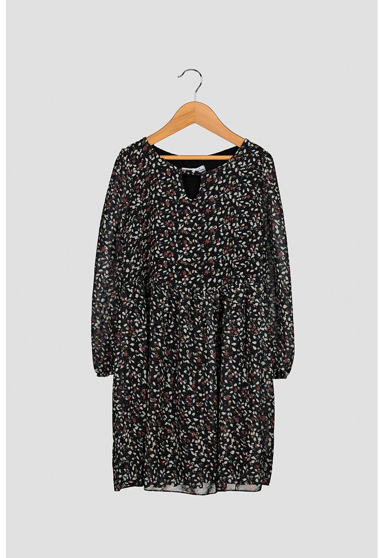 Rochie evazata cu model floral