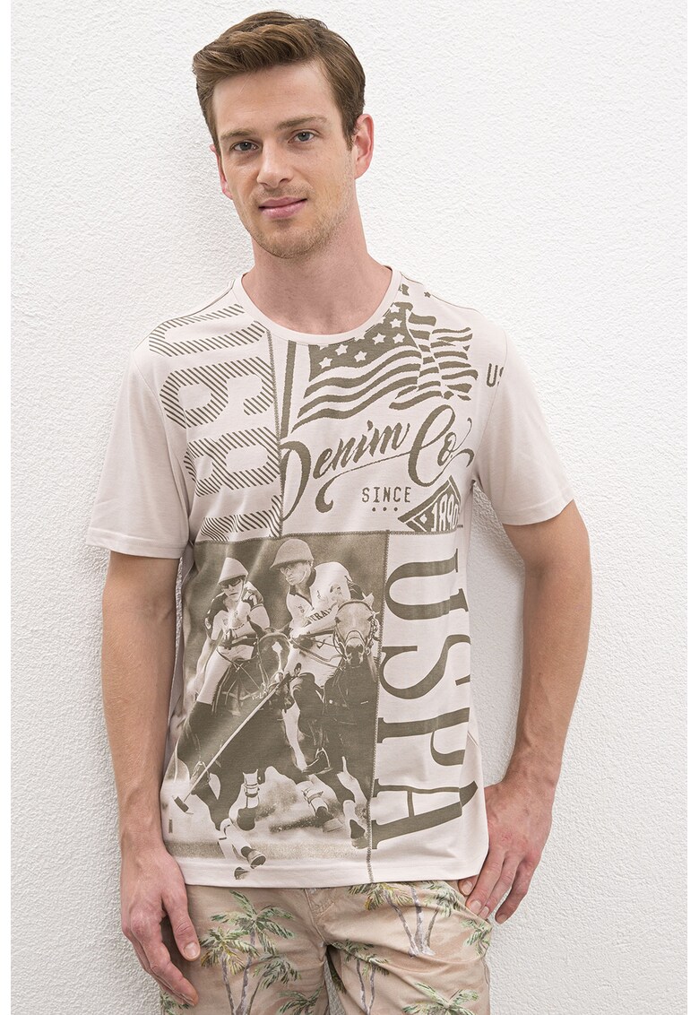 Tricou cu imprimeu grafic