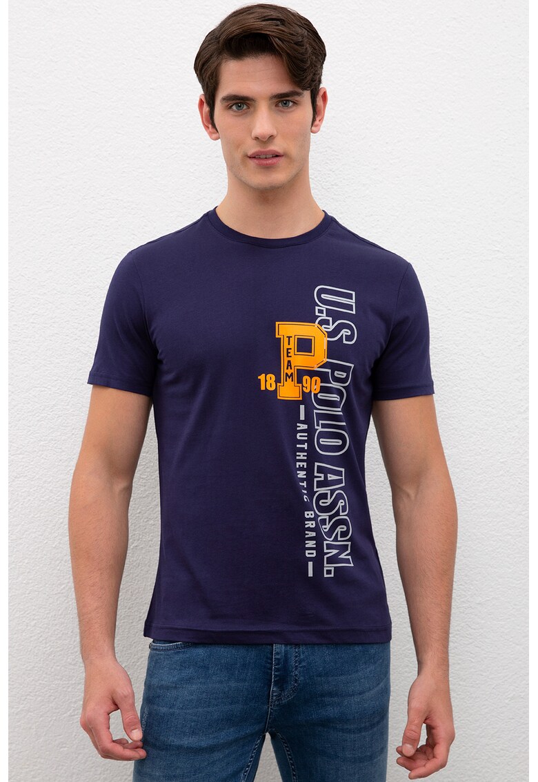 Tricou slim fit cu imprimeu
