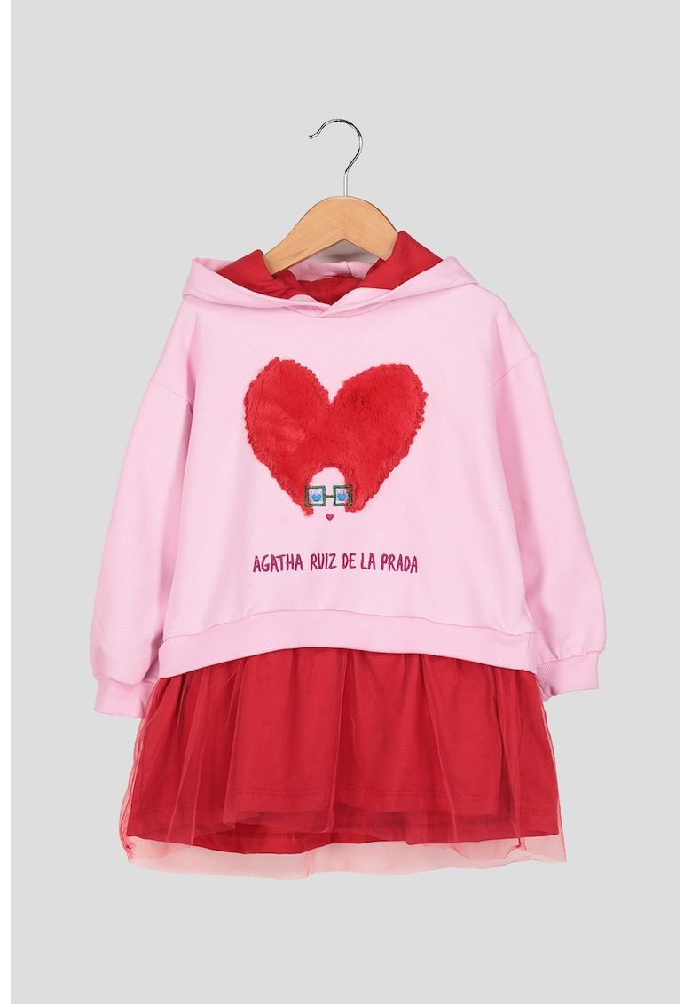 Rochie cu parte inferioara din tul