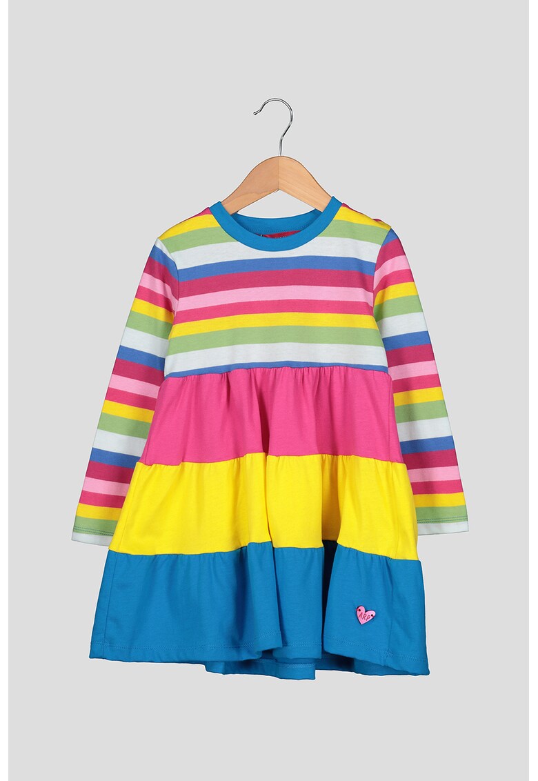 Rochie evazata cu dungi