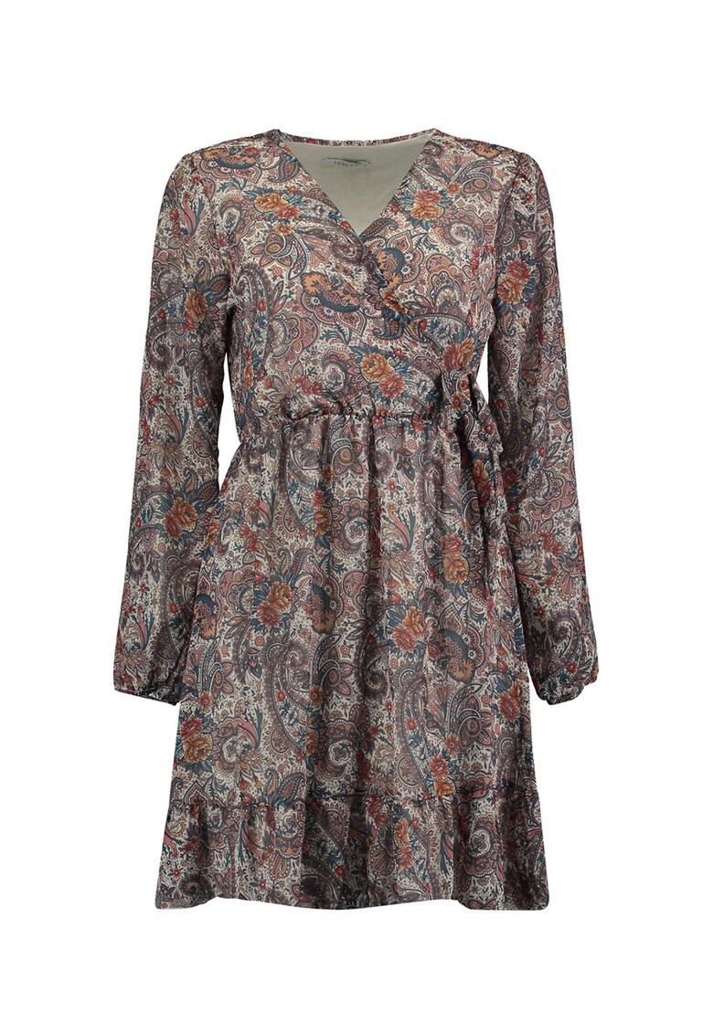 Rochie vaporoasa cu model floral Romina