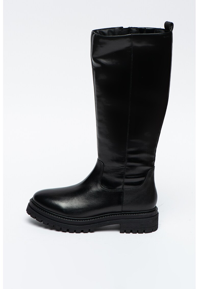 Cizme medii respirabile cu segment din piele Iridea Cizme medii respirabile cu segment din piele Iridea