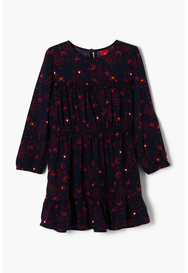 Rochie vaporoasa cu imprimeu