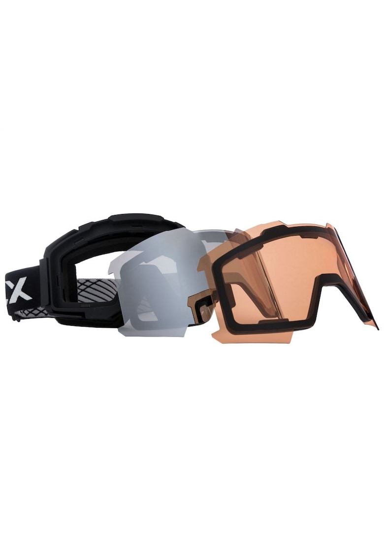 Ochelari ski DLX Magnetic - negru