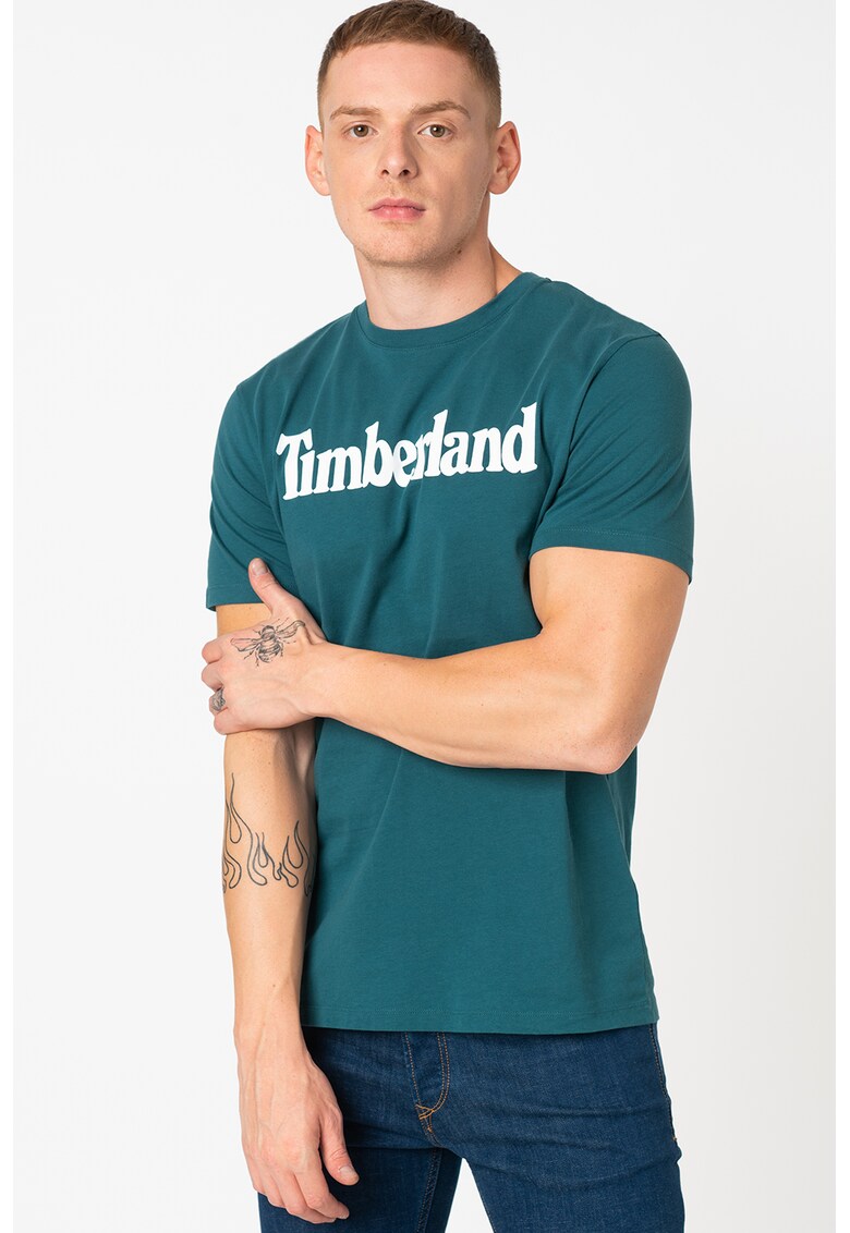 Tricou din bumbac organic cu logo Kr Brand