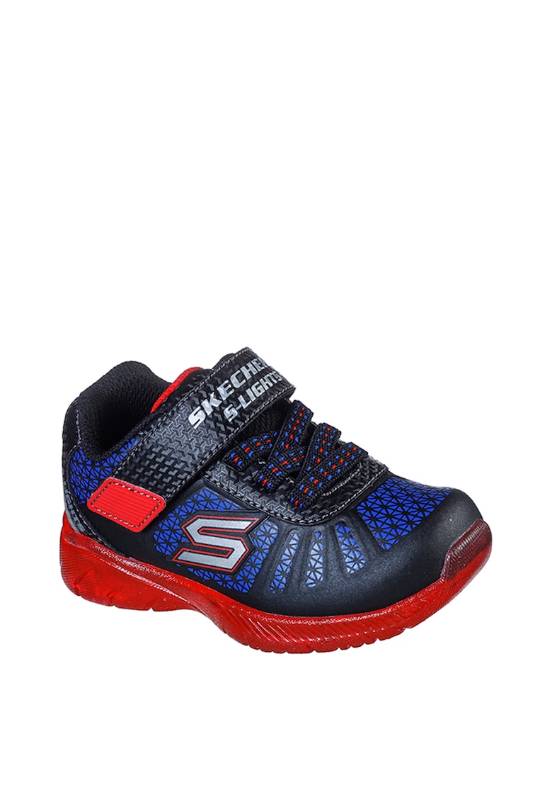 Pantofi sport cu velcro S Lights: Ilumi-Brights Tuff Track