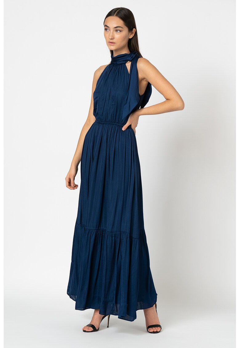 Rochie maxi cu decolteu american