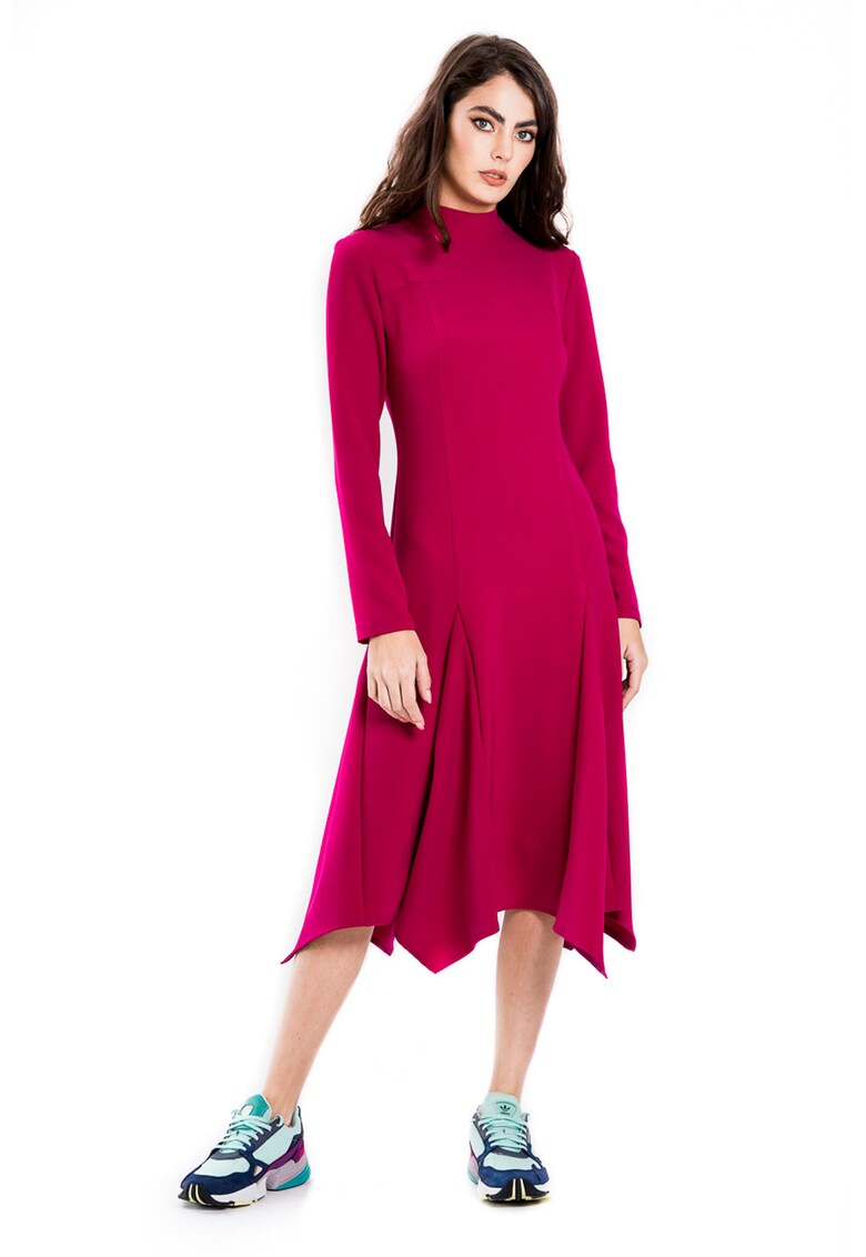 Rochie midi asimetrica
