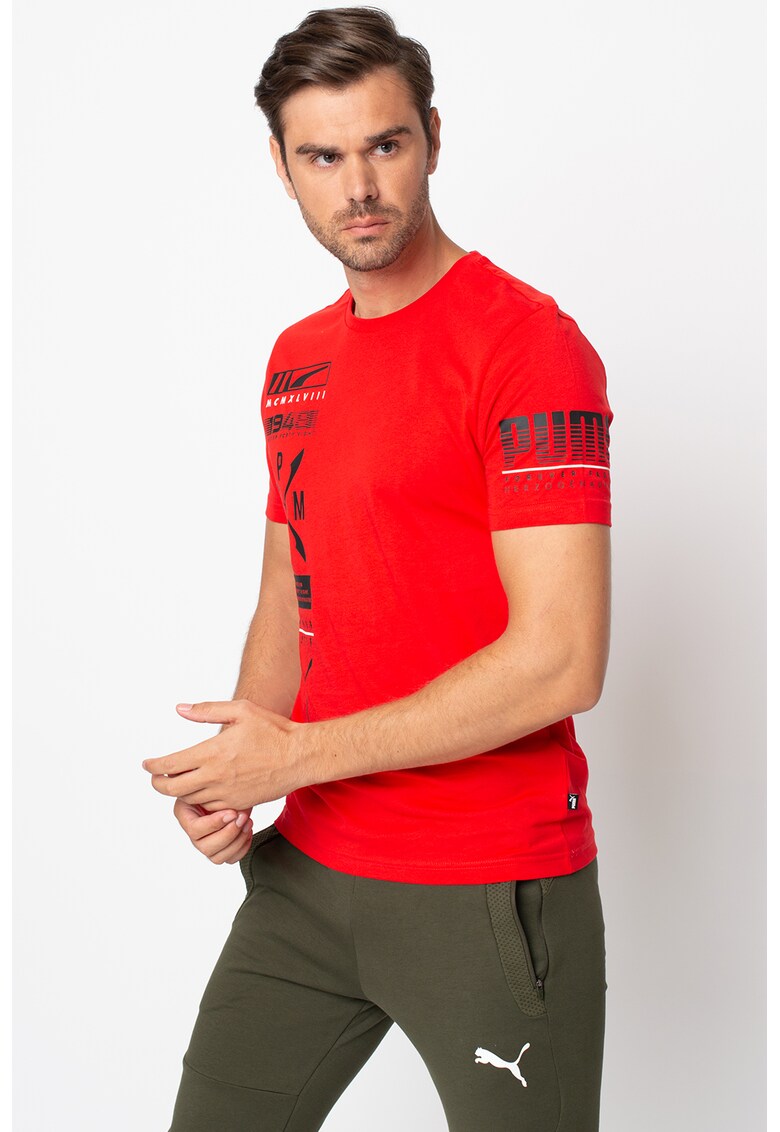 Tricou de bumbac cu model grafic Advanced Tricou de bumbac cu model grafic Advanced
