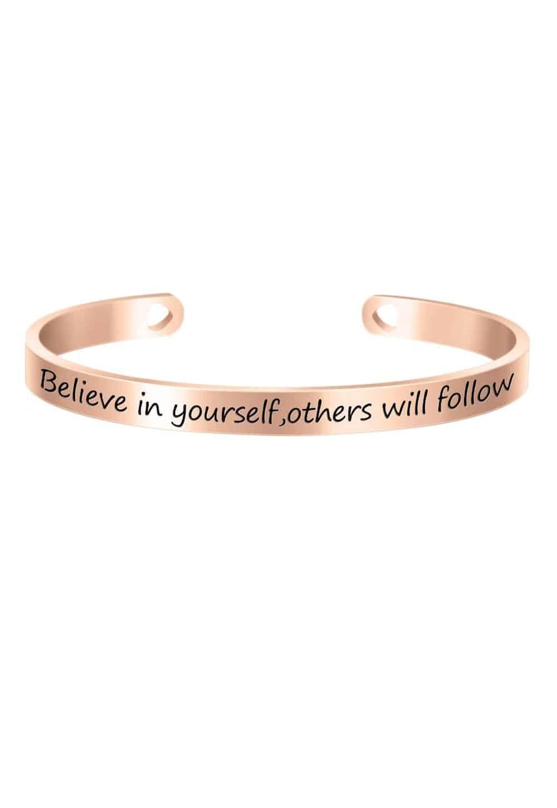 Bratara ajustabila - gravata Believe in yourself - others will follow - Bratara ajustabila - gravata Believe in yourself - others will follow -