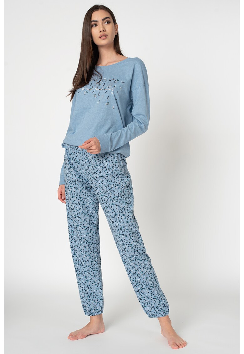 Pijama cu pantaloni cu model