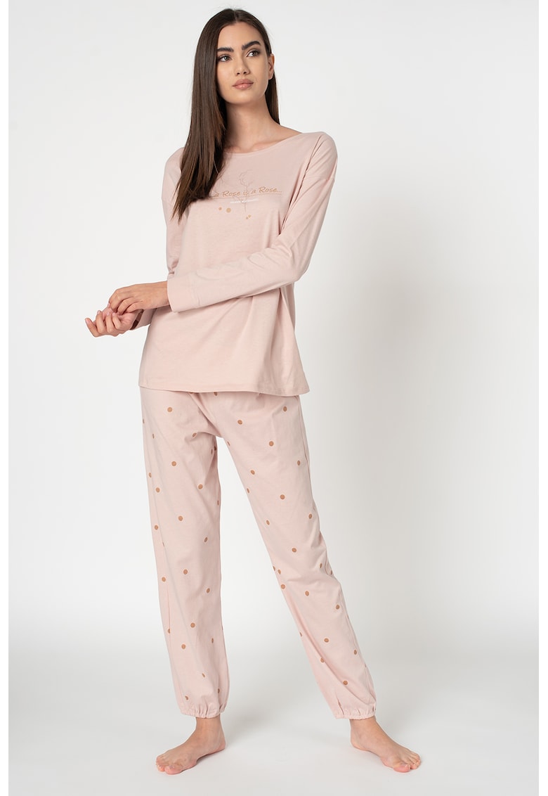 Pijama cu pantaloni cu model