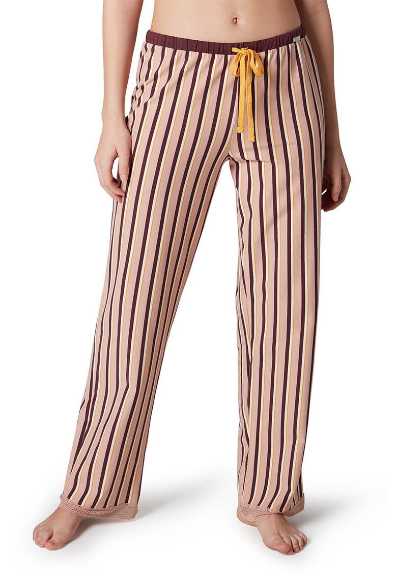Pantaloni de pijama cu model in dungi