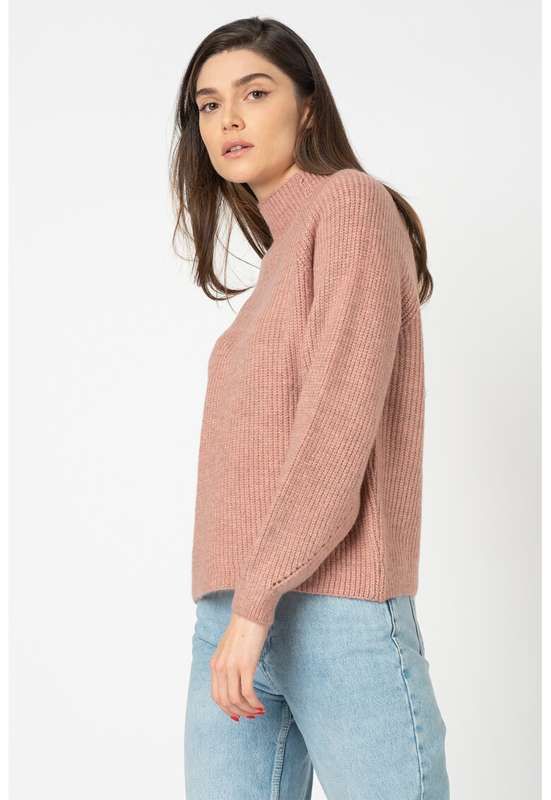 Pulover tricotat cu maneci raglan Jada