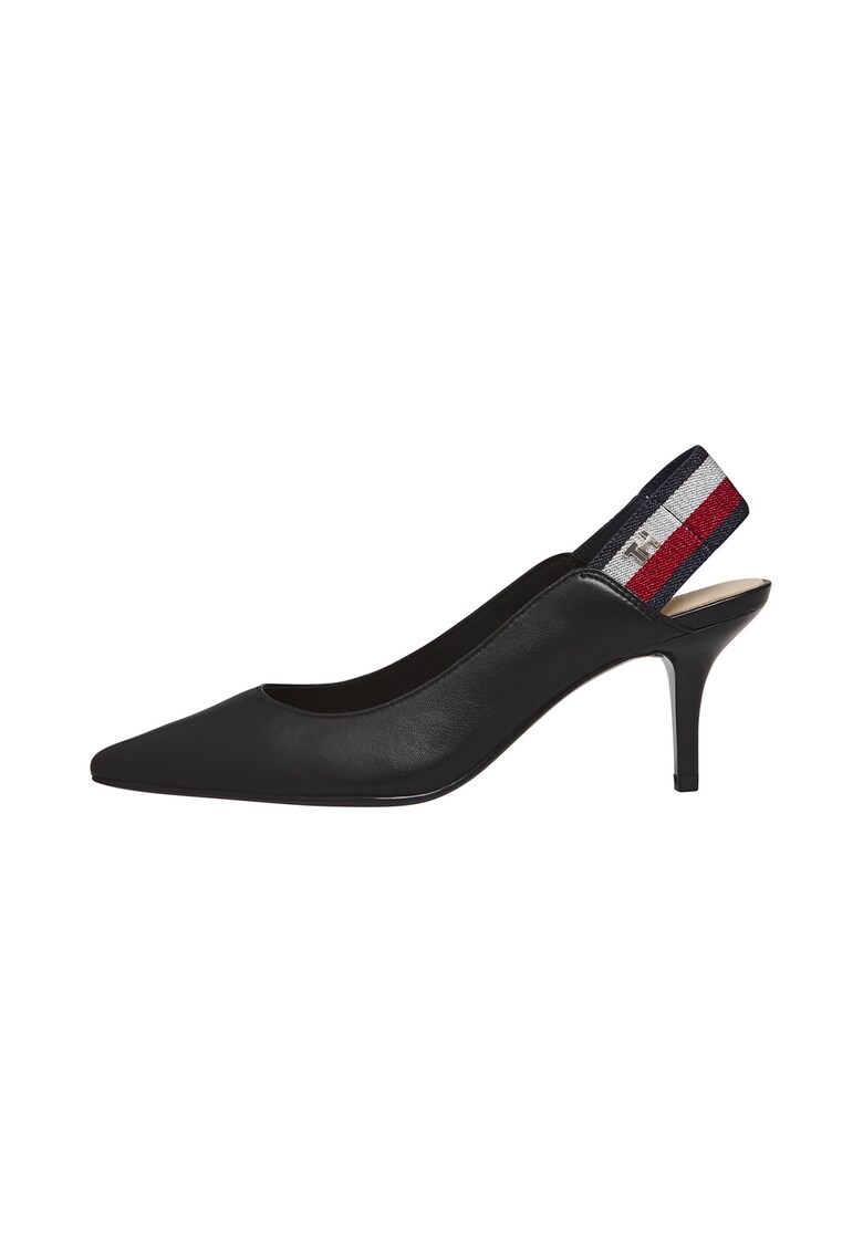 Pantofi slingback din piele
