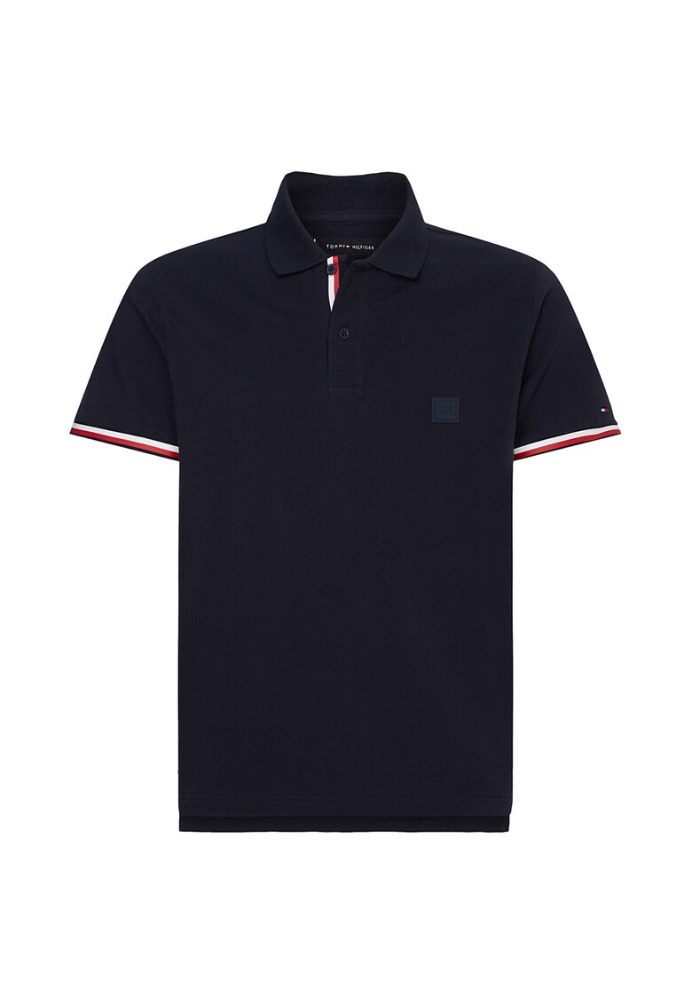 Tricou polo din pique