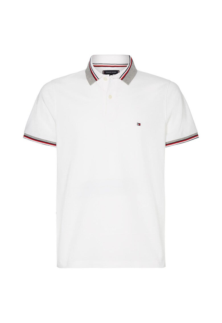 Tricou polo regular fit din pique