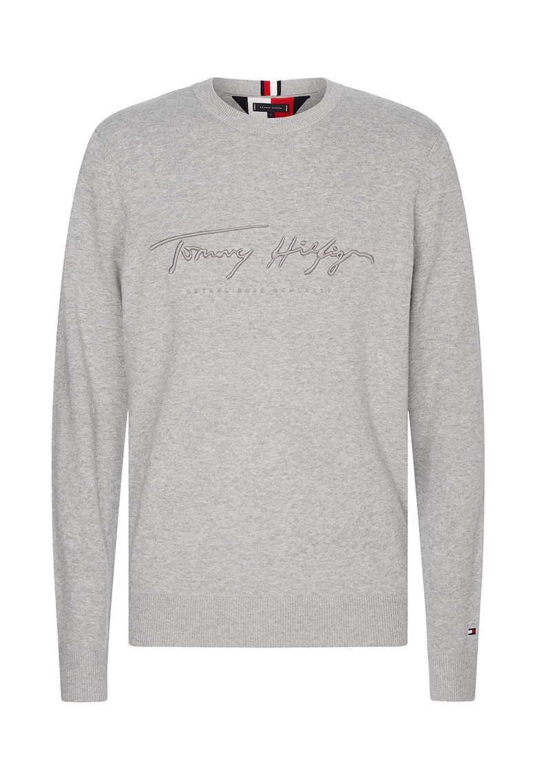 Pulover de bumbac organic - cu broderie logo