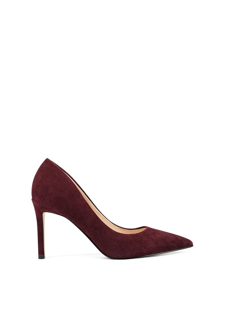 Pantofi stiletto de piele intoarsa Ezra