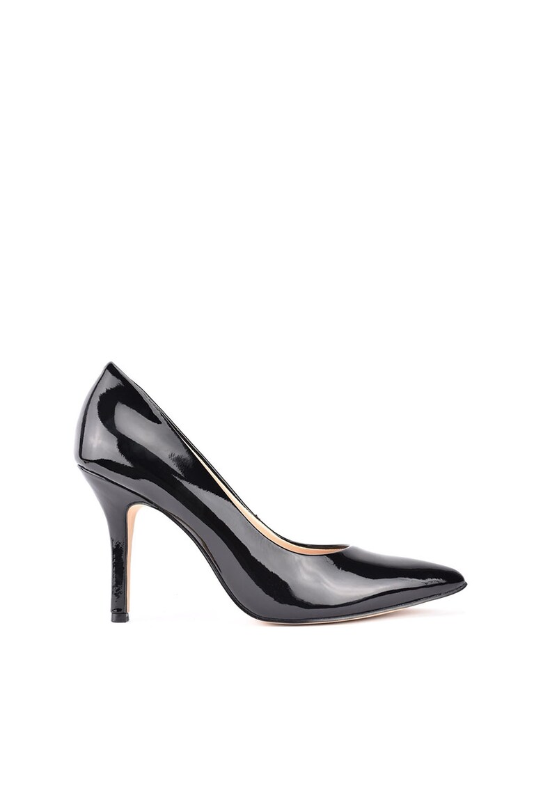 Pantofi stiletto din piele - cu varf ascutit Flax