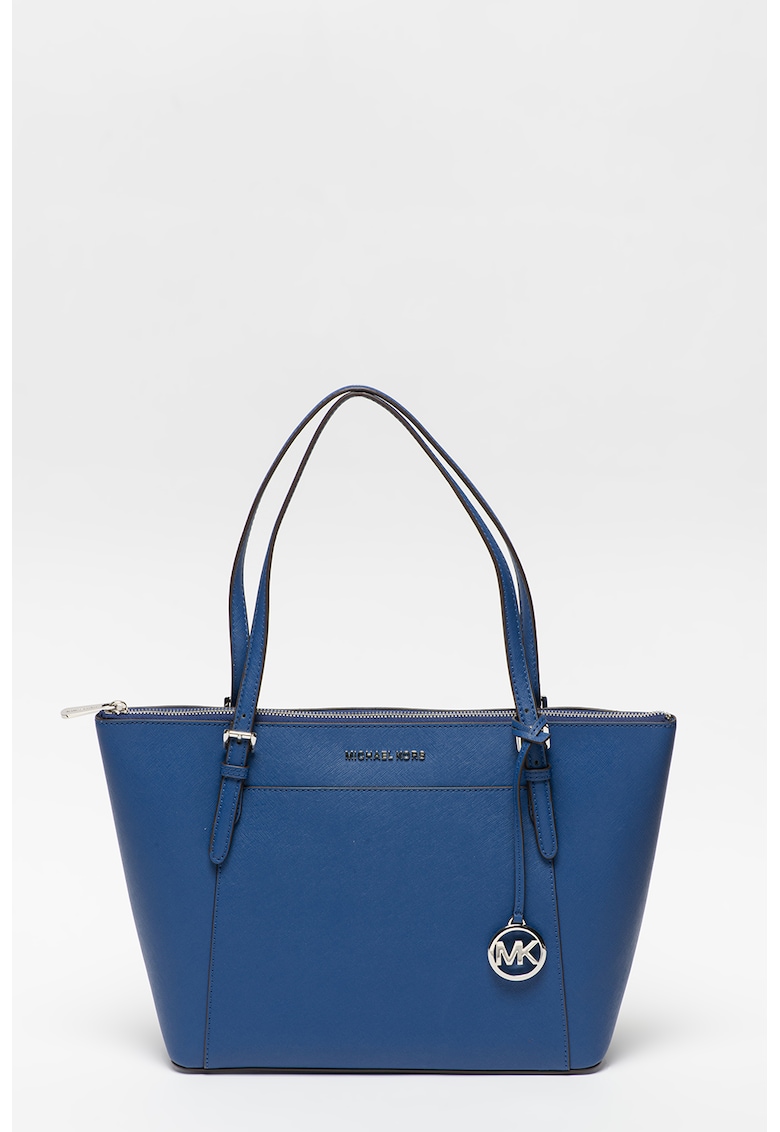 Geanta shopper din piele cu accesoriu logo detasabil Ciara