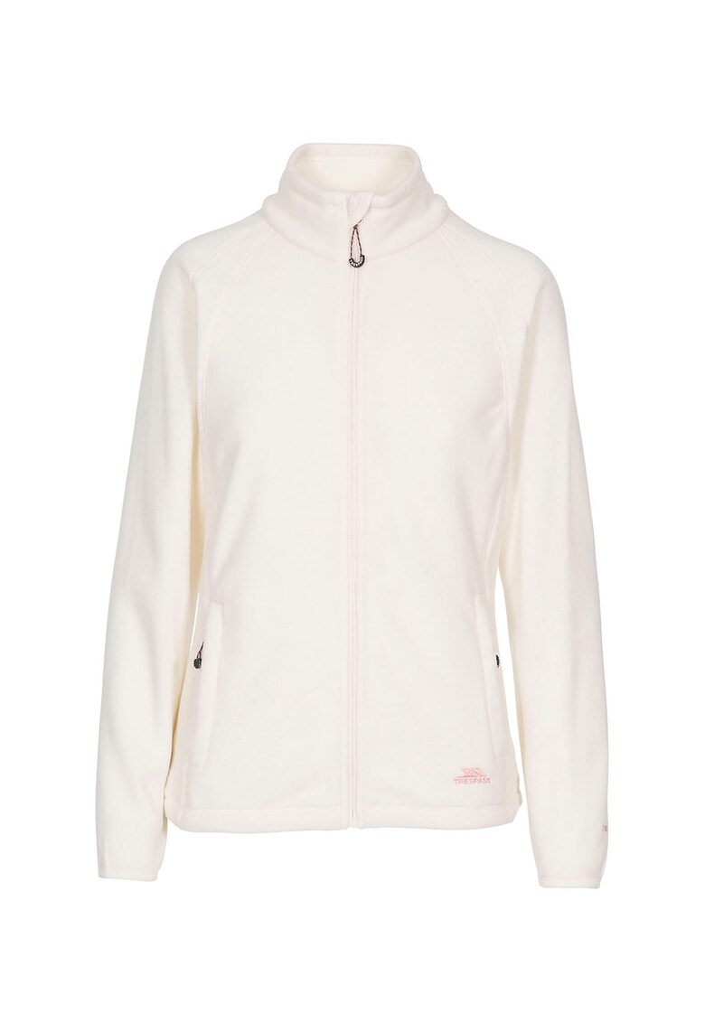 Bluza din material fleece cu fermoar si guler mediu Nonstop