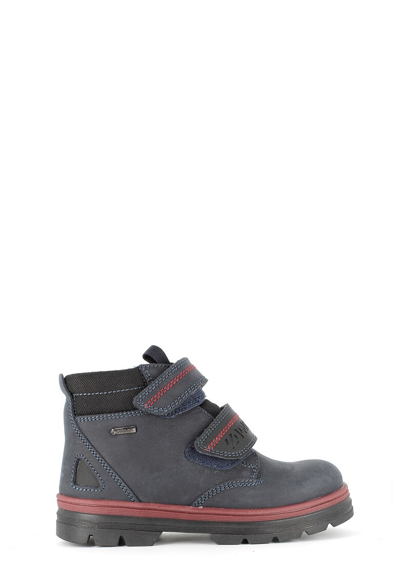 Bocanci de piele cu velcro