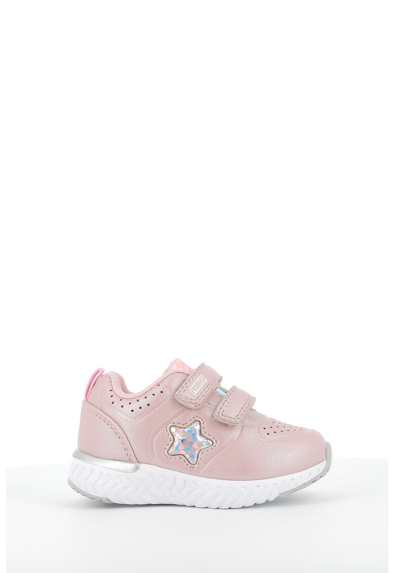 Pantofi sport de piele ecologica cu velcro