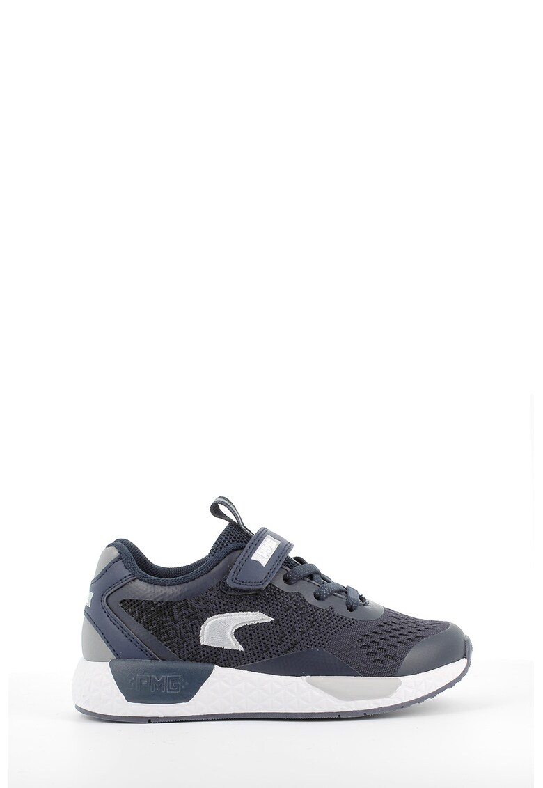 Pantofi sport de piele ecologica cu garnituri din material textil